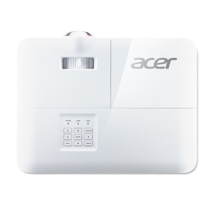 Proyector Acer S1386whn, Dlp 3d, Wxga, 3600lm, 20000 1, Hdmi, Rj45, Short Throw 0.5, 2.7kg, Euro Eme Corta Distancia