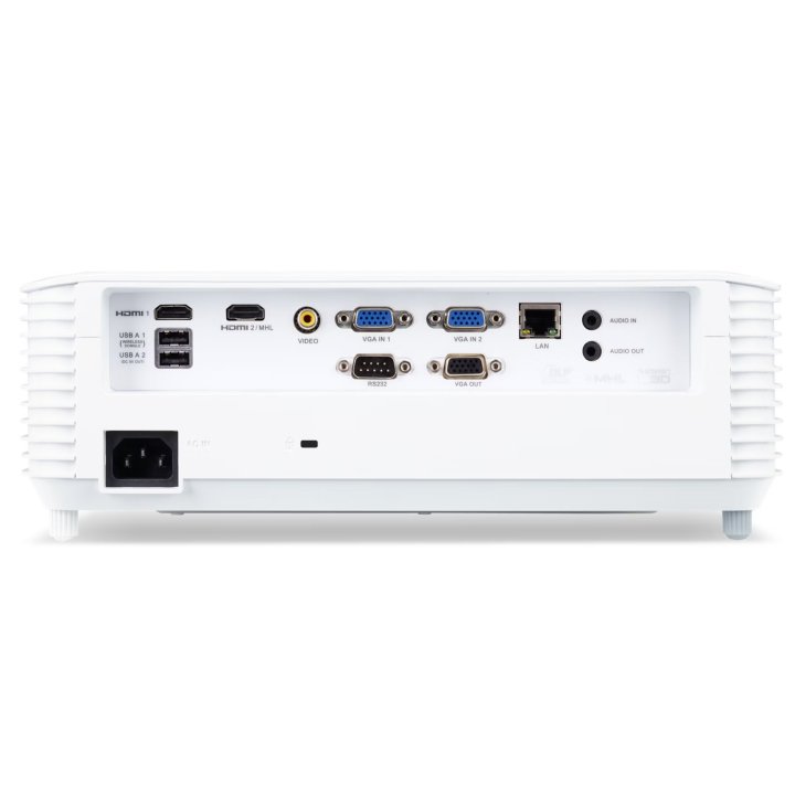 Proyector Acer S1386whn, Dlp 3d, Wxga, 3600lm, 20000 1, Hdmi, Rj45, Short Throw 0.5, 2.7kg, Euro Eme Corta Distancia