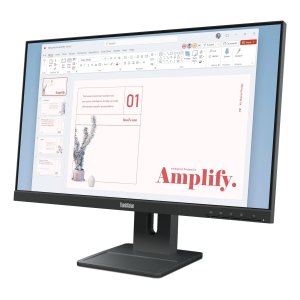 Monitor 24" Dp Hdmi Vga Lenovo E24-40 Fhd 100hz Regulable En Altura Pivotante Con Altavoces 2