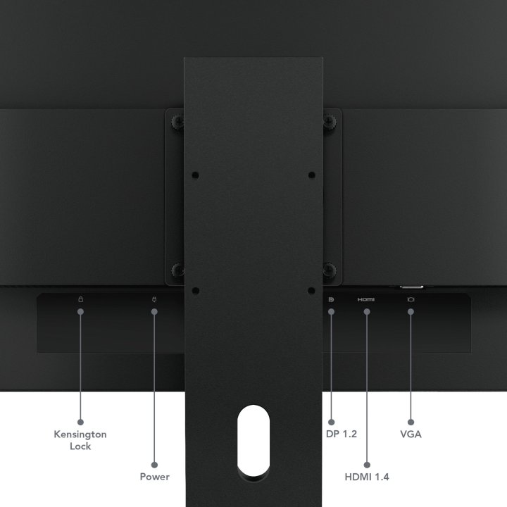 Monitor 24" Dp Hdmi Vga Lenovo E24-40 Fhd 100hz Regulable En Altura Pivotante Con Altavoces