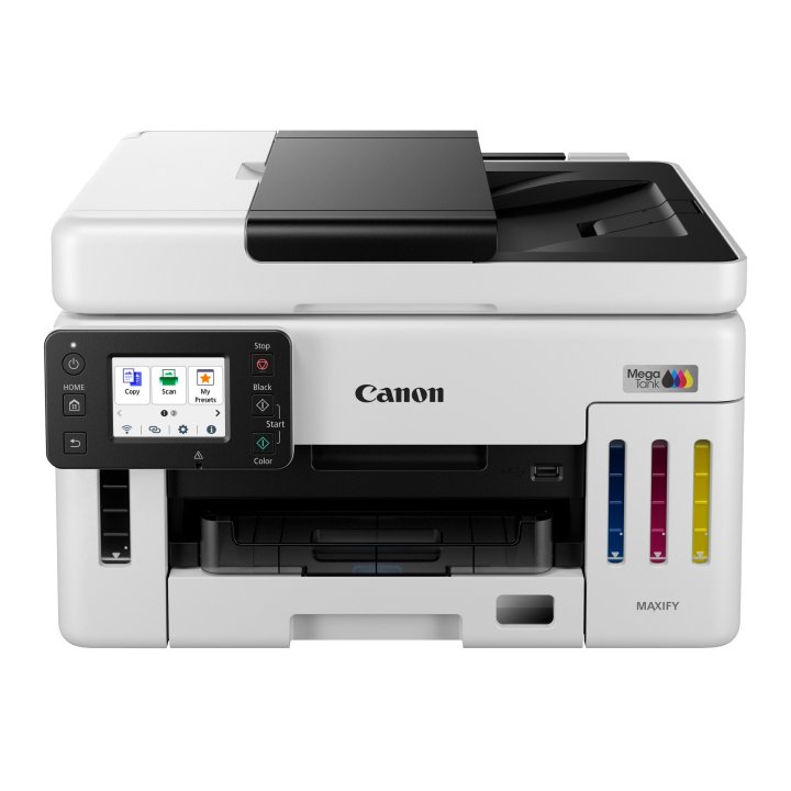 Multifuncion Inkjet Canon Maxify Gx6150 24ppm Wifi Duplex Rj45 B.250 Color Blanco