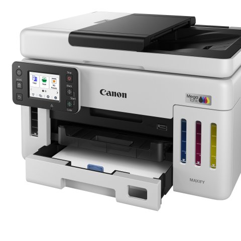 Multifuncion Inkjet Canon Maxify Gx6150 24ppm Wifi Duplex Rj45 B.250 Color Blanco