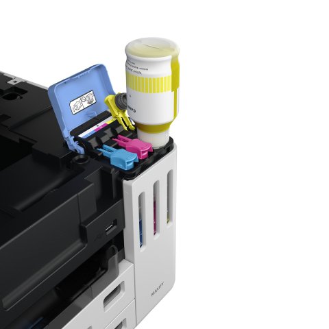 Multifuncion Inkjet Canon Maxify Gx6150 24ppm Wifi Duplex Rj45 B.250 Color Blanco