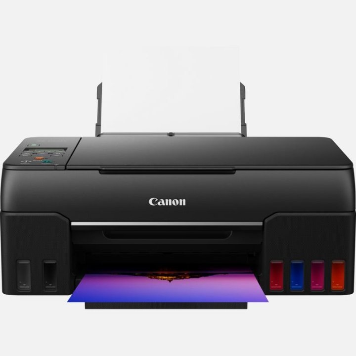 Multifuncion Inkjet Canon Pixma G650 4ppm Wifi Usb Foto 6 Tintas Bandeja 100 Color Negro