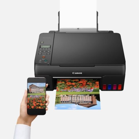 Multifuncion Inkjet Canon Pixma G650 4ppm Wifi Usb Foto 6 Tintas Bandeja 100 Color Negro