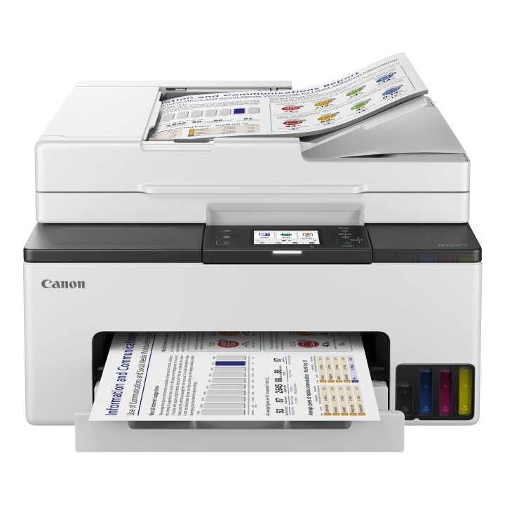 Multifuncion Inkjet Canon Maxify Gx2050 15ppm Wifi Duplex Fax Adf 35 Color Blanco