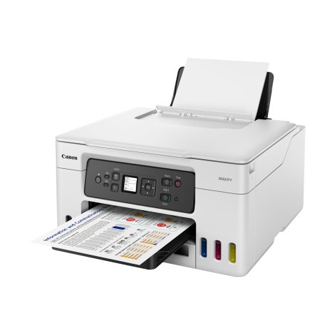 Multifuncion Inkjet Canon Maxify Gx3050 18ppm Wifi Duplex Bandeja 350 Color Blanco