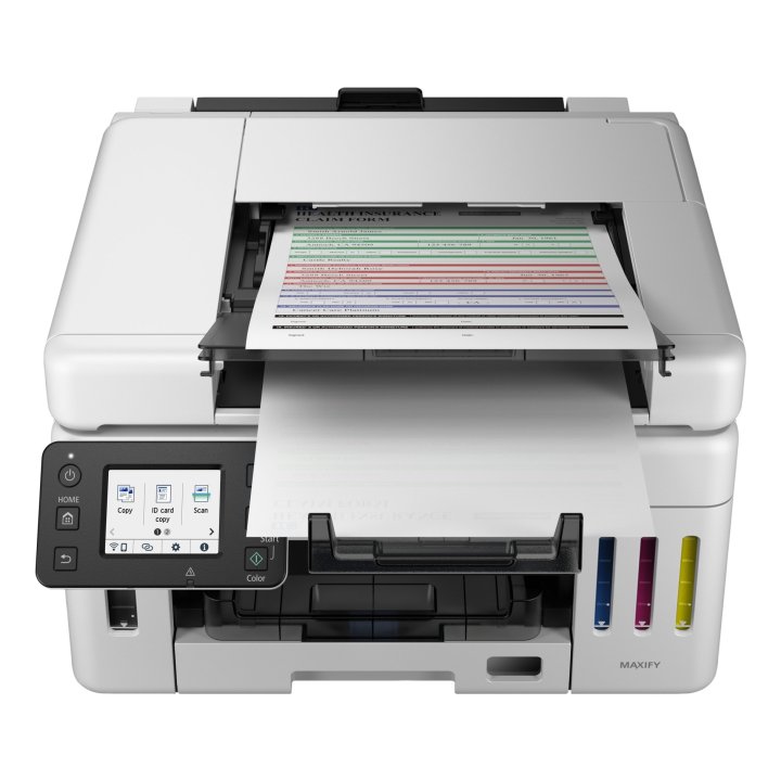 Multifuncion Inkjet Canon Maxify Gx6550 24ppm Wifi Duplex Adf 35 B.350 Color Blanco