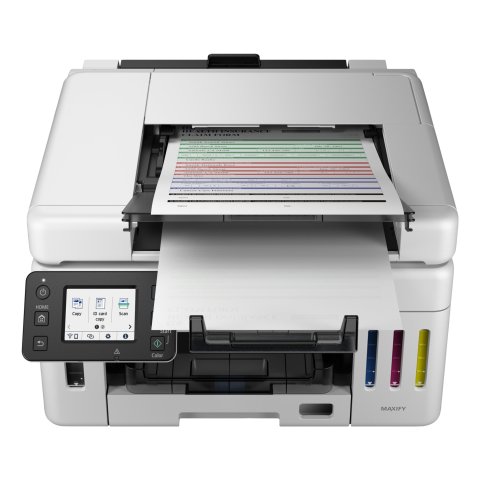 Multifuncion Inkjet Canon Maxify Gx6550 24ppm Wifi Duplex Adf 35 B.350 Color Blanco