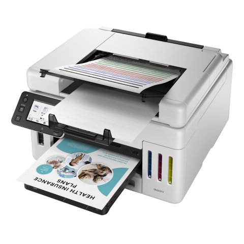 Multifuncion Inkjet Canon Maxify Gx6550 24ppm Wifi Duplex Adf 35 B.350 Color Blanco