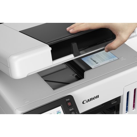 Multifuncion Inkjet Canon Maxify Gx6550 24ppm Wifi Duplex Adf 35 B.350 Color Blanco