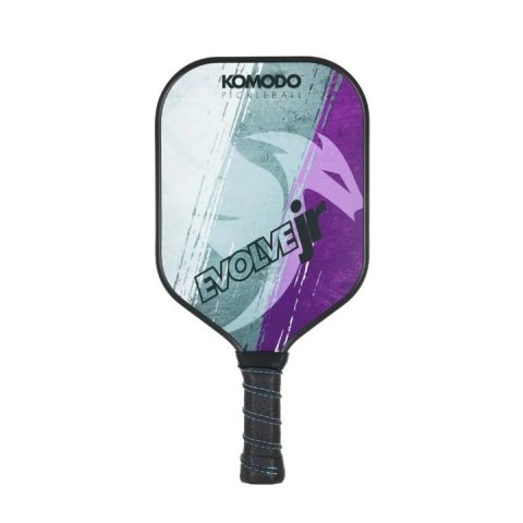 Pala Pickleball Komodo Evolve Junior (8 A 12 Años) Superficie Fibra Vidrio, Interior Polipropileno