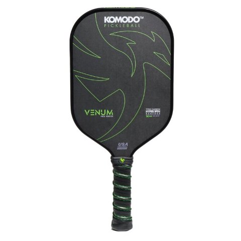 Pala Pickleball Komodo Venum Pro 14mm Superficie Carbono T700, Nucleo Polypropylene Honeycomb 14mm