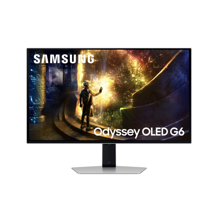 Monitor 27" Dp Hdmi Usb Samsung Ls27dg610suxen G61sd Oled Qhd 240hz 0,03ms Vesa 100x100 Regulable Plata