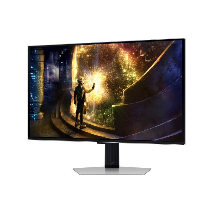 Monitor 27" Dp Hdmi Usb Samsung Ls27dg610suxen G61sd Oled Qhd 240hz 0,03ms Vesa 100x100 Regulable Plata