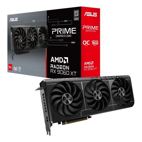 Vga Asus Amd Radeon Prime Rx 9060 Xt Oc Edition 16gb Gddr6 2xdp 1xhdmi Cuda 2048 128bit Triple Fan
