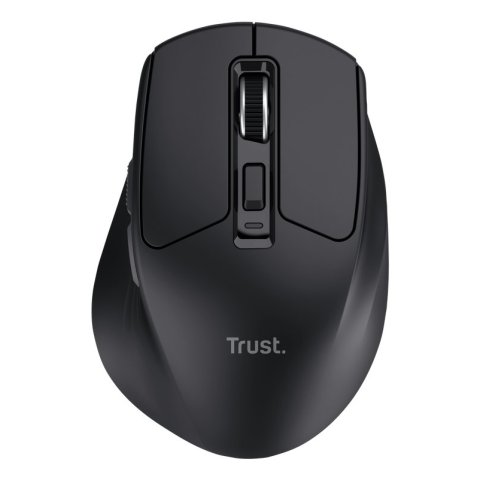 Mouse Trust Wireless Niven Bt 2.4ghz 7 Botones Silencioso 800-3200dpi Recargable Negro