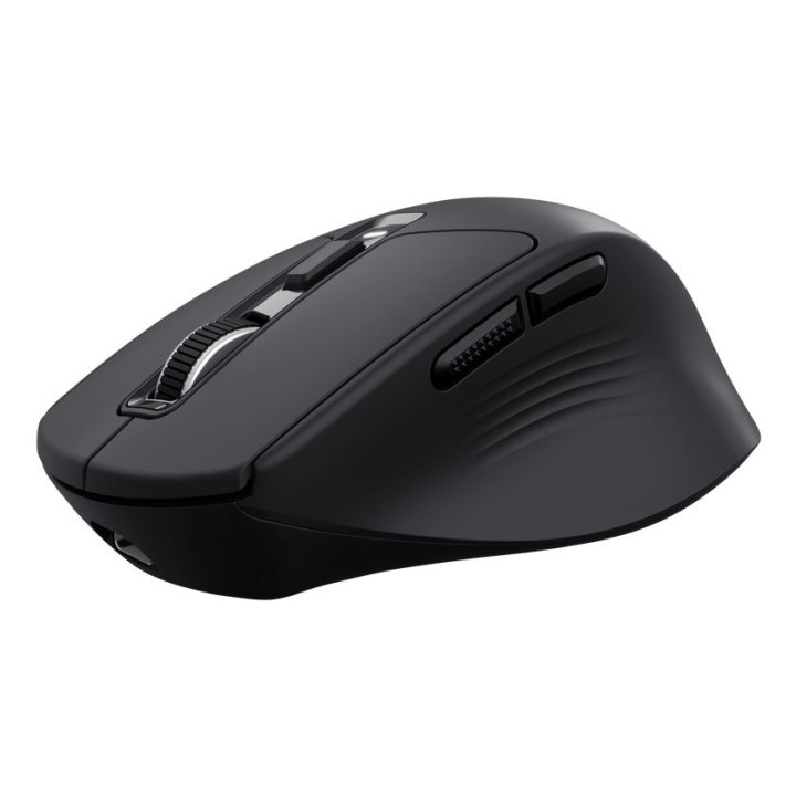 Mouse Trust Wireless Niven Bt 2.4ghz 7 Botones Silencioso 800-3200dpi Recargable Negro