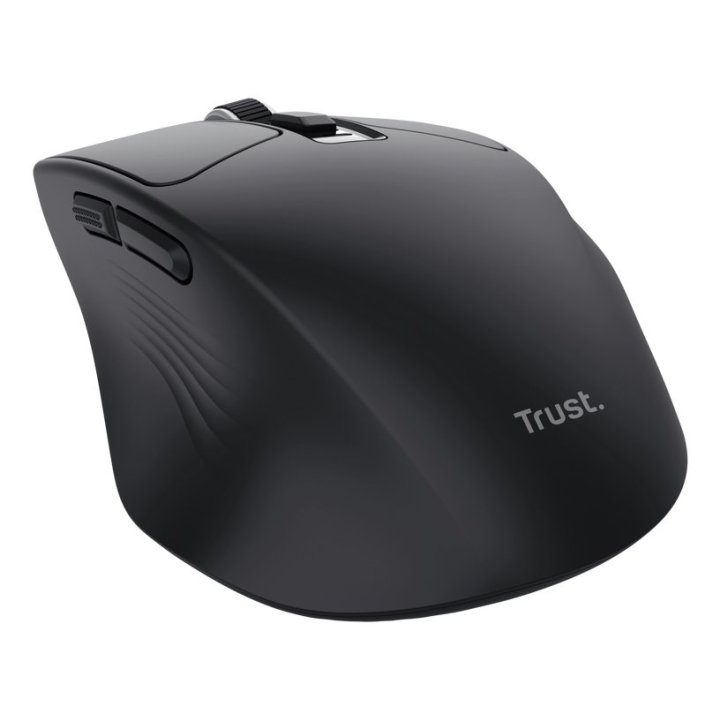 Mouse Trust Wireless Niven Bt 2.4ghz 7 Botones Silencioso 800-3200dpi Recargable Negro