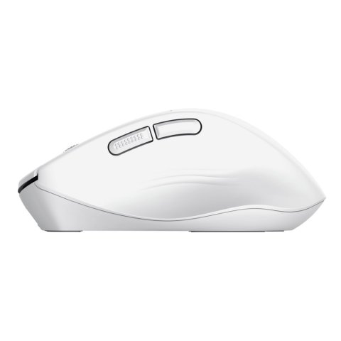 Mouse Trust Wireless Niven Bt 2.4ghz 7 Botones 800-3200dpi Recargable Color Blanco.