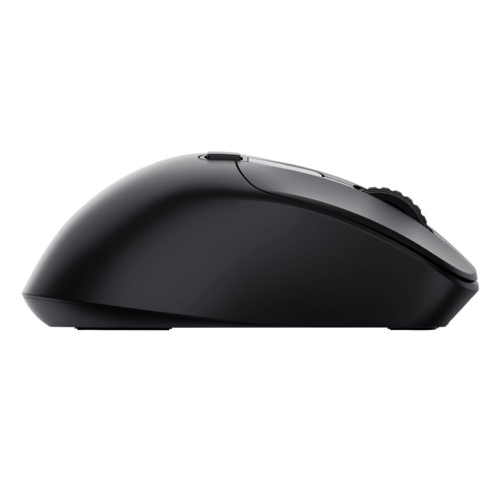 Mouse Trust Wireless Zevo Bt 2.4ghz 6 Botones 1200-3200dpi Recargable Color Negro.