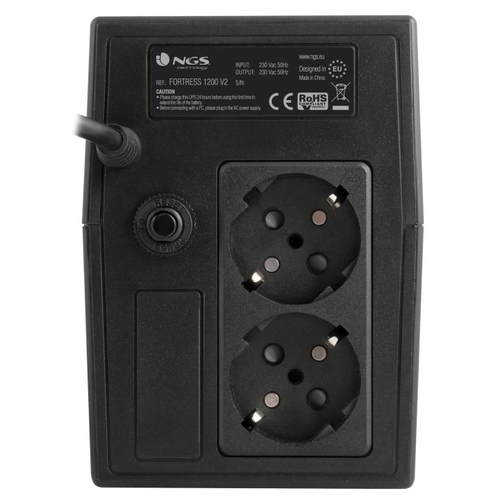 Sai Ngs Fortress 1200 V2 Off Line Ups 800va 480w Avr Shucko Plugx2