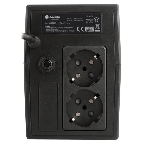 Sai Ngs Fortress 1200 V2 Off Line Ups 800va 480w Avr Shucko Plugx2