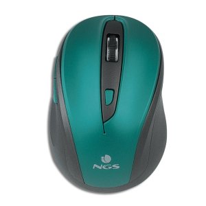 (km0) Mouse Ngs Wireless Evo Mute 800 1600dpi 2.4ghz Nano Receptor Usb Color Azul            