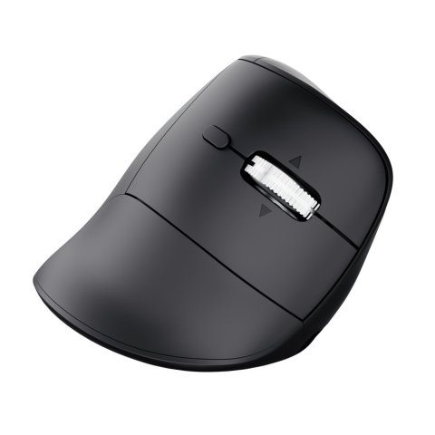Mouse Trust Vyran Wireless Ergo 2400dpi 7 Botones Hyperscroll Multidevice Recargable Usb-c Negro