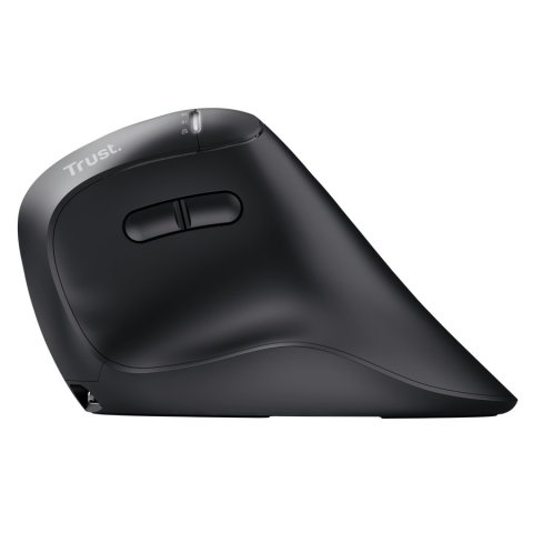Mouse Trust Vyran Wireless Ergo 2400dpi 7 Botones Hyperscroll Multidevice Recargable Usb-c Negro
