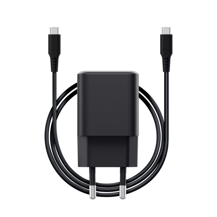 Cargador Usb Gan Trust Maxo 65w Pd 1xusb-c Ultra Small Incluye Cable Usb-c 2m Negro