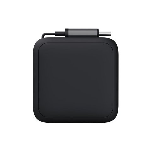 Cargador Usb-c Trust Maxo 65w Pd Cable Soldado Retractable 2xusb-c Negro