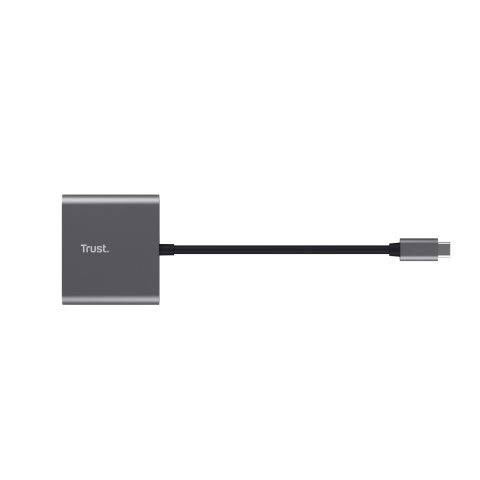 Docking Usb-c Trust Dalyx 3 En 1 1xhdmi 4k 1xusb-a 3.2 1xusb-c Pd 100w Gris