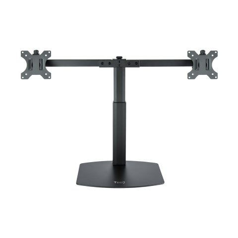 Soporte De Mesa Tooq Db1727tn-b 2 Pantalla 17"-27" Vesa 75x75 100x100 Negro