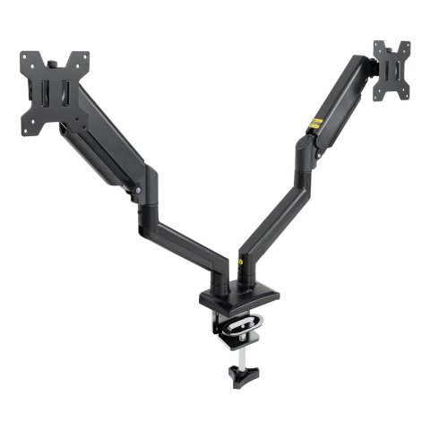 Soporte De Mesa Tooq Db1434tnr-b 2 Pantallas 13"-34" Max 10kg Vesa Max. 100x100 Negro