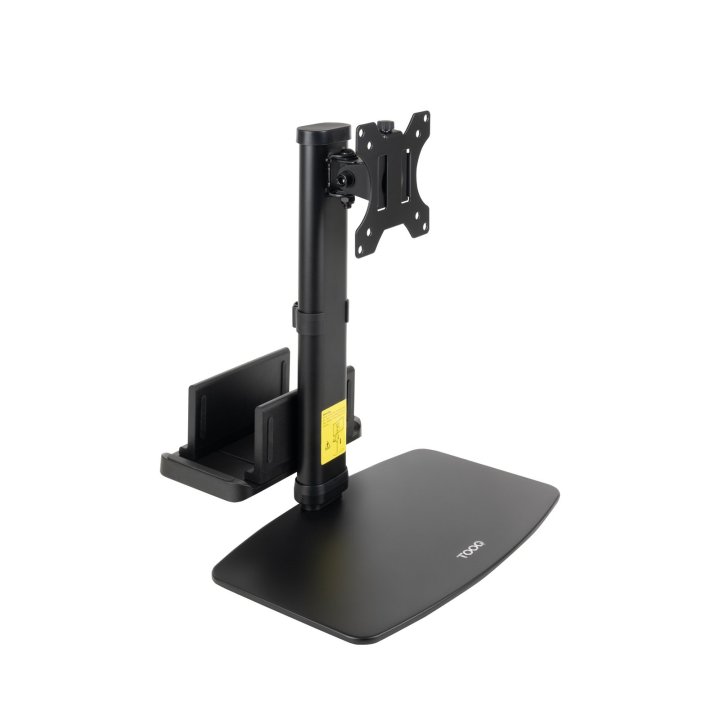 Soporte De Mesa Tooq Db1128tn-b 17"-27" Max 6kg Vesa Max. 100 100 Color Negro