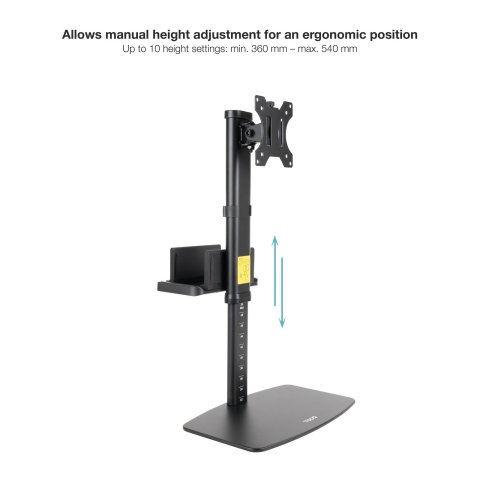 Soporte De Mesa Tooq Db1128tn-b 17"-27" Max 6kg Vesa Max. 100 100 Color Negro