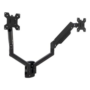 Soporte De Mesa Gas Tooq Lp1434tnr-b 2 Pantalla 13"-34" Max 10kg Vesa 75x75 100x100 Negro