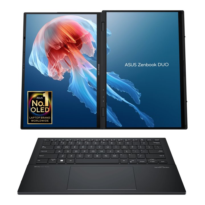 Portatil Asus Zenbook Duo Ux8406ma-ql396w 14"+14"tactil Oled Ultra9-285h 32gb 1tb Ssd W11