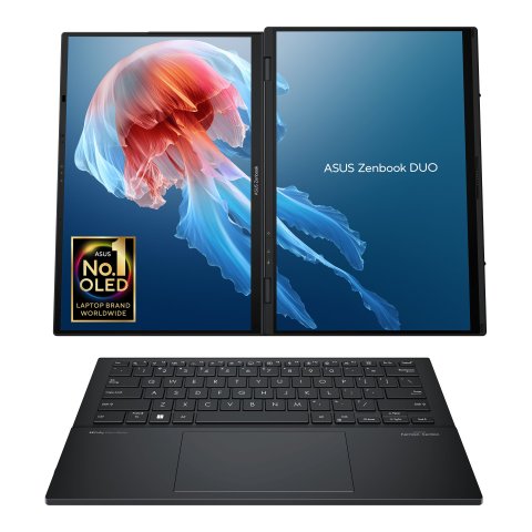 Portatil Asus Zenbook Duo Ux8406ma-ql396w 14"+14"tactil Oled Ultra9-285h 32gb 1tb Ssd W11