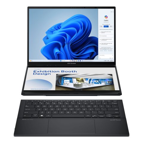 Portatil Asus Zenbook Duo Ux8406ma-ql396w 14"+14"tactil Oled Ultra9-285h 32gb 1tb Ssd W11