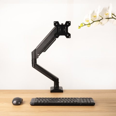 Soporte De Mesa Gas Tooq Lp1334tnr-b 1 Pantalla...