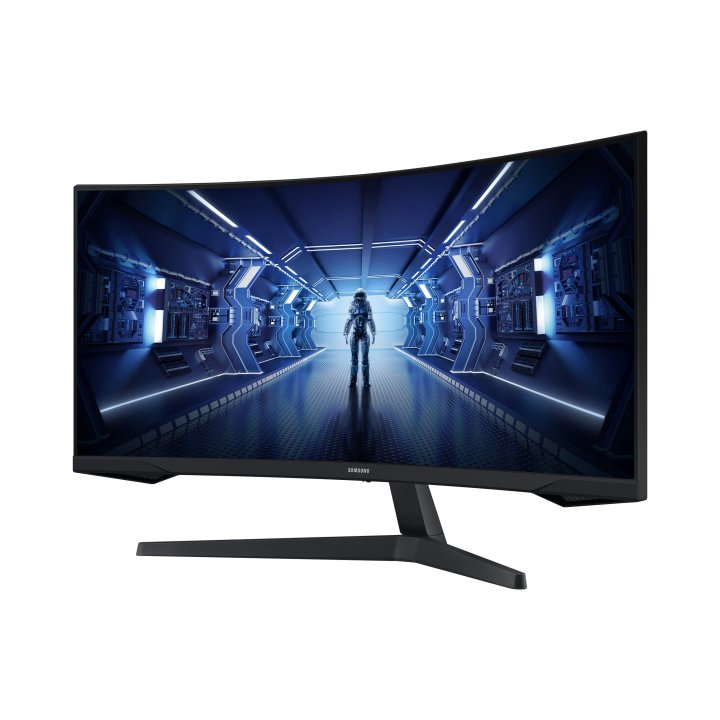 Monitor 34" Curvo Dp Hdmi Samsung Lc34g55twwpxen Odyssey G5 Wqhd 3440x1440 165hz 1ms 1000r Negro