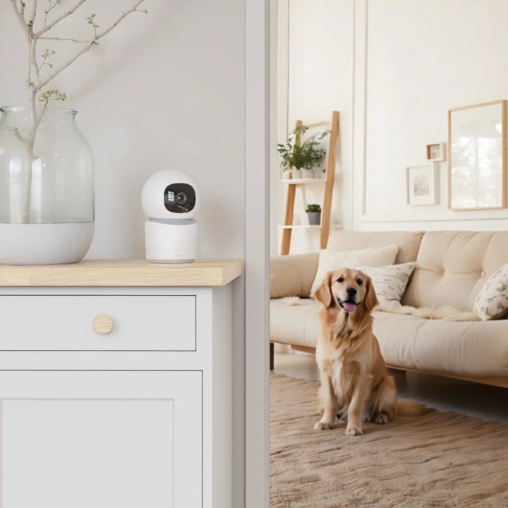 Camara Ip Interior Hama 00176652 Fhd 355º Audio Bidireccional Vision Nocturna