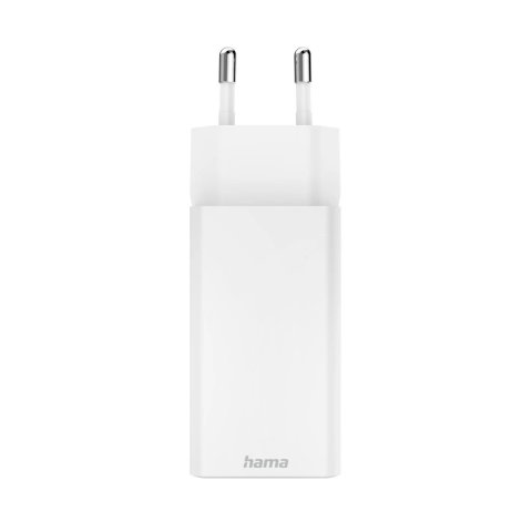 Cargador Usb Gan Hama 00201994 65w 2xusb-c Pd Color Blanco