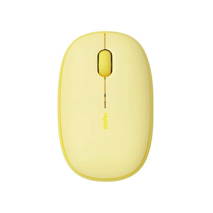 Mouse Rapoo Wireless Y Bluetooth M660 Silent 2.4g Ghz Bt 5.0 Usb 3.0 3 Botones 1300 Ppp Yellowmulti-mode