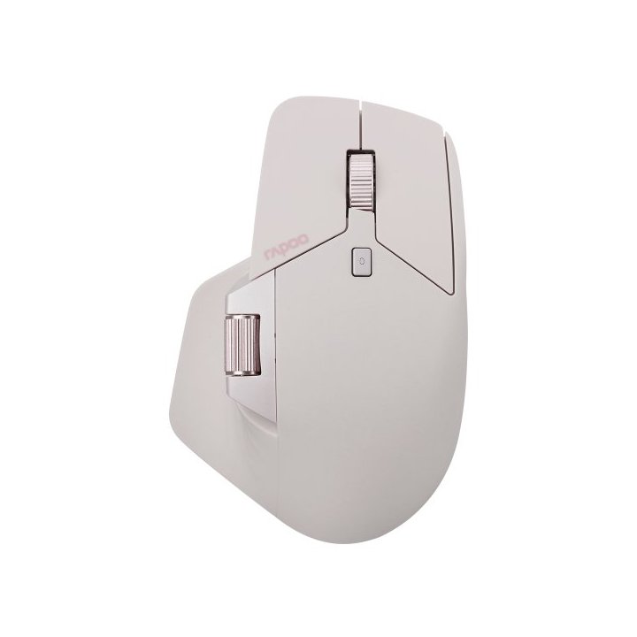 Mouse Rapoo Wireless Y Bluetooth Mt760l 2.4g Ghz Bt 4.0 10 Botones 4000 Ppp Carga Inalambricacolor Rosa Multimode