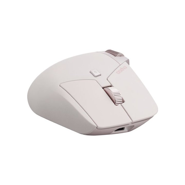 Mouse Rapoo Wireless Y Bluetooth Mt760l 2.4g Ghz Bt 4.0 10 Botones 4000 Ppp Carga Inalambricacolor Rosa Multimode