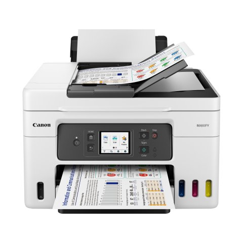 Multifuncion Inkjet Canon Maxify Gx4050 18ppm Wifi Duplex Adf 35 B.250 Color Blanco.