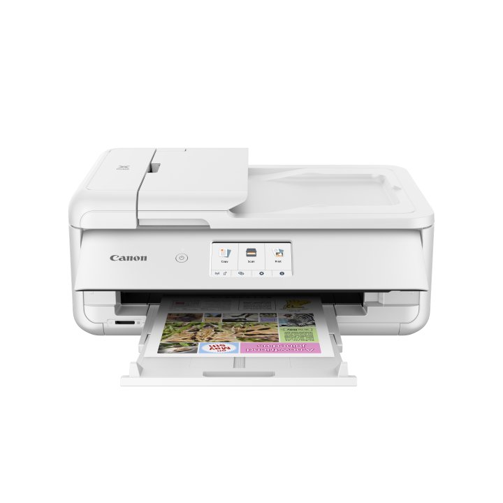Multifuncion Inkjet Canon Pixma Ts9551ca 15ppm A3 Wifi Duplex Adf 20 B.100+100 Color Blanco.